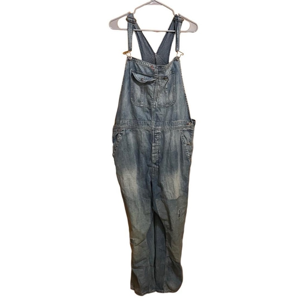 Polo Ralph Lauren discontinued denim and supply line women’s XL denim overalls.